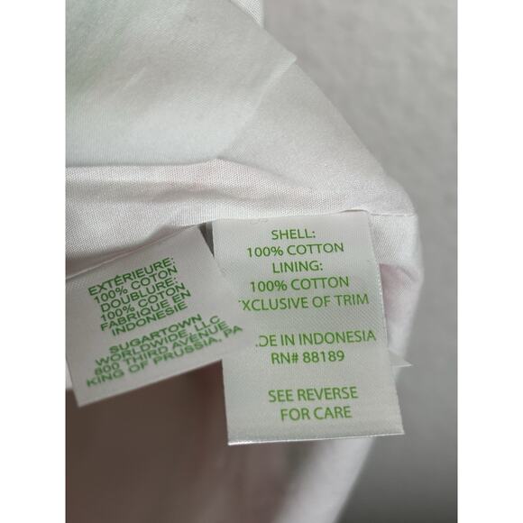 LILLY PULITZER Resort White Clover Cup Janice Shift Size 10 Pink w/Gold Soutache - Picture 9 of 11